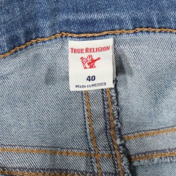 True Religion Jennie Curvy Ankle Raw Hem Jeans 40 - Picture 2 of 14